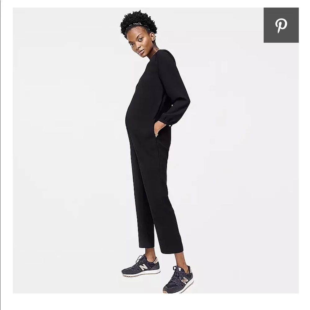 Hatch J Crew black jumpsuit—like new!